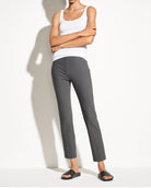 Stitch Front Seam Ponte Legging-Pants-Vince-Dark Grey-XS-Mercantile Portland