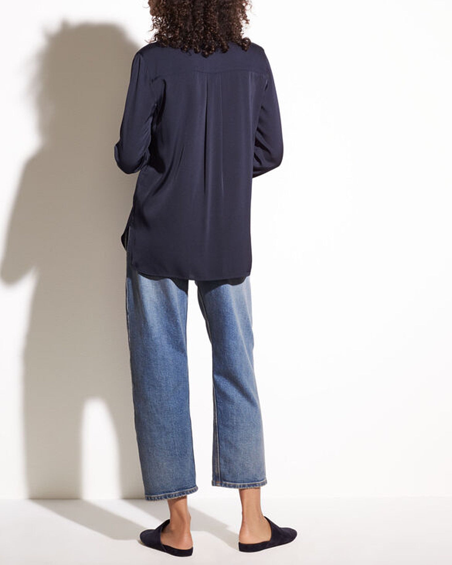 Stretch-Silk Blouse-Denim-Vince-Optic White_Vince-XS-Mercantile Portland