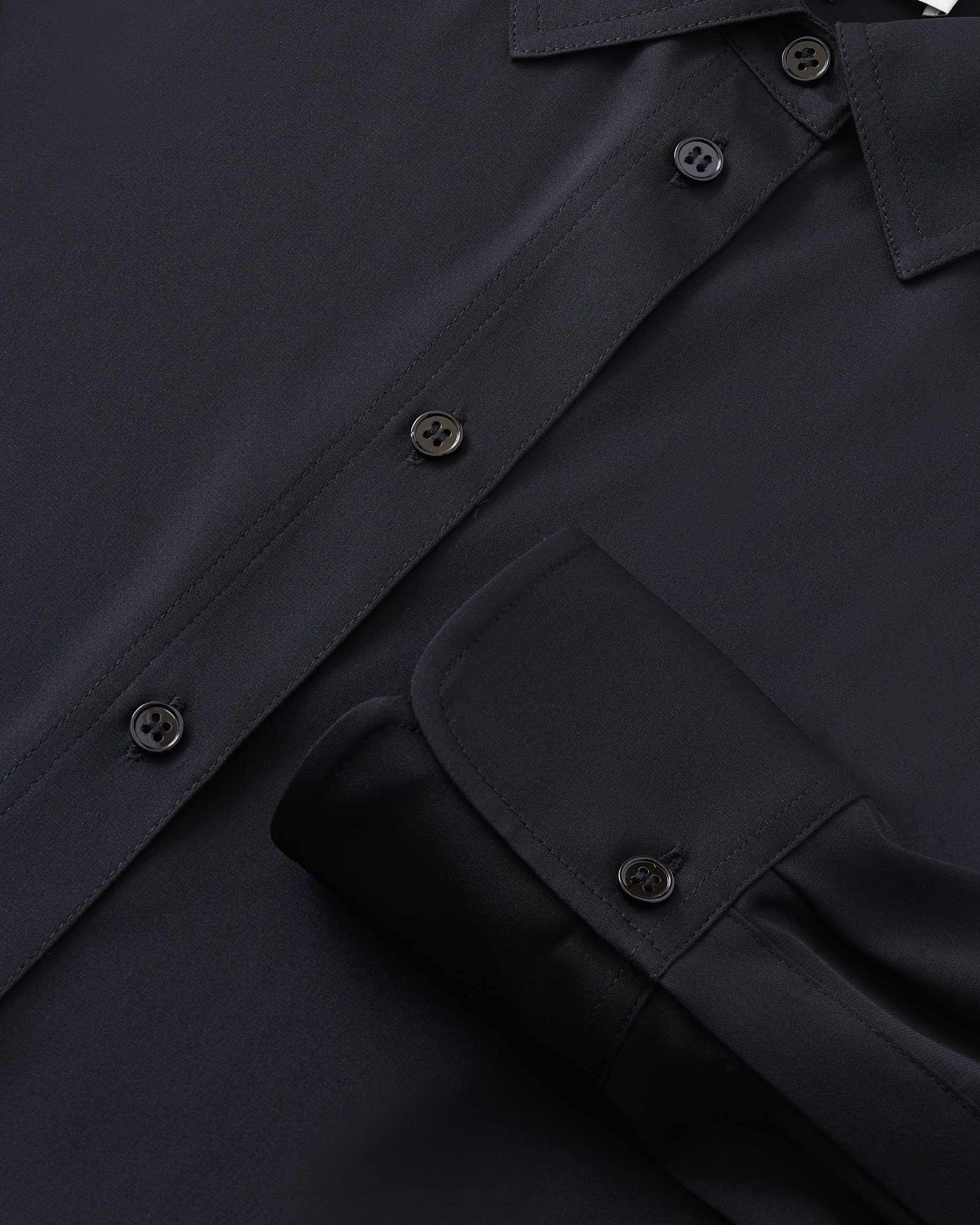 Stretch-Silk Shirt-Shirts-Vince-Optic White-XS-Mercantile Portland