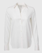 Stretch-Silk Shirt-Shirts-Vince-Optic White-XS-Mercantile Portland