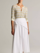 Striped '90s Shrunken T-shirt in Limone Combo-T-Shirts-Vince-Limone Combo-XS-Mercantile Portland