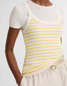 Striped Camisole in Limone Combo-Tops-Vince-Limone Combo-XS-Mercantile Portland