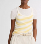 Striped Camisole in Limone Combo-Tops-Vince-Limone Combo-XS-Mercantile Portland