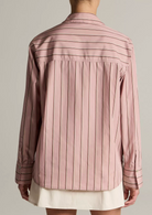 Striped Relaxed Popover-Tops-Vince-XS-Pale Peony-Mercantile Portland