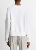 Structured Cotton-Blend Bouclé Sweater-Clothing-Vince-Optic White-XXS-Mercantile Portland