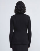 Structured Wool Jersey Jacket-Jackets-Lafayette 148-Black-0-Mercantile Portland