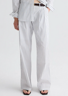 Sulli Pant in Hairline Stripe-Pants-TWP-White / Midnight-4-Mercantile Portland