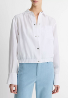 Summer Shirt Jacket-Clothing-Vince-Optic White-XS-Mercantile Portland
