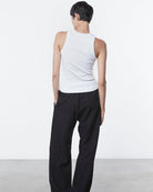 Supima Rib Sheath Tank-Tops-Enza Costa-White-XS-Mercantile Portland