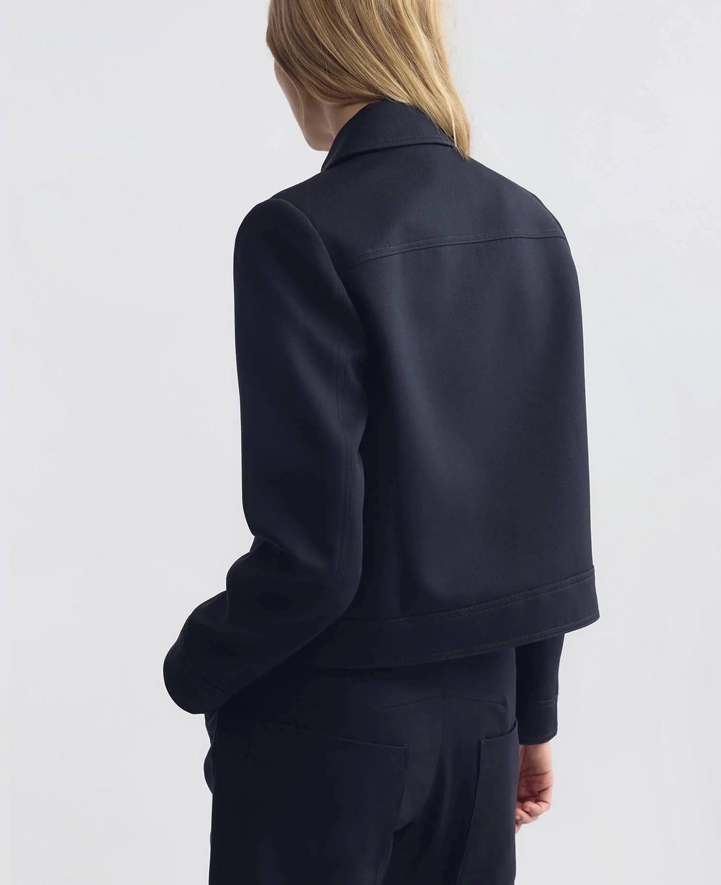 Susannah Wool Jacket in Midnight-Jackets-Nili Lotan-Midnight-XS-Mercantile Portland