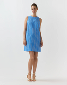 Susy Shift Dress-Dresses-Mashburn-Blue-L-Mercantile Portland