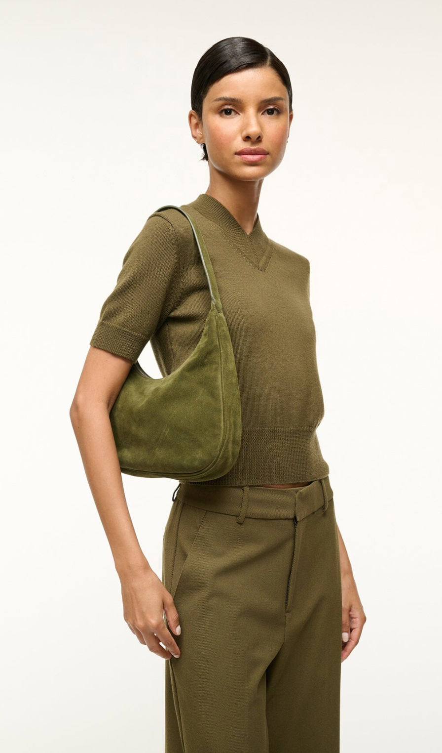 Sylvie Shoulder Bag-Accessories-STAUD-Avocado-OS-Mercantile Portland