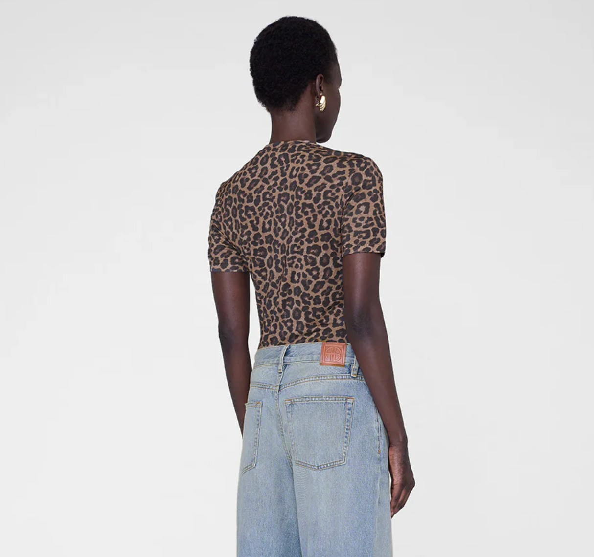 Sylvie Tee-T-Shirts-Anine Bing-Leopard-XS-Mercantile Portland
