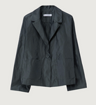 Taffeta Jacket in Gunmetal-Clothing-Rosso35-Gunmetal-40-Mercantile Portland