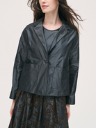 Taffeta Jacket in Gunmetal-Clothing-Rosso35-Gunmetal-40-Mercantile Portland