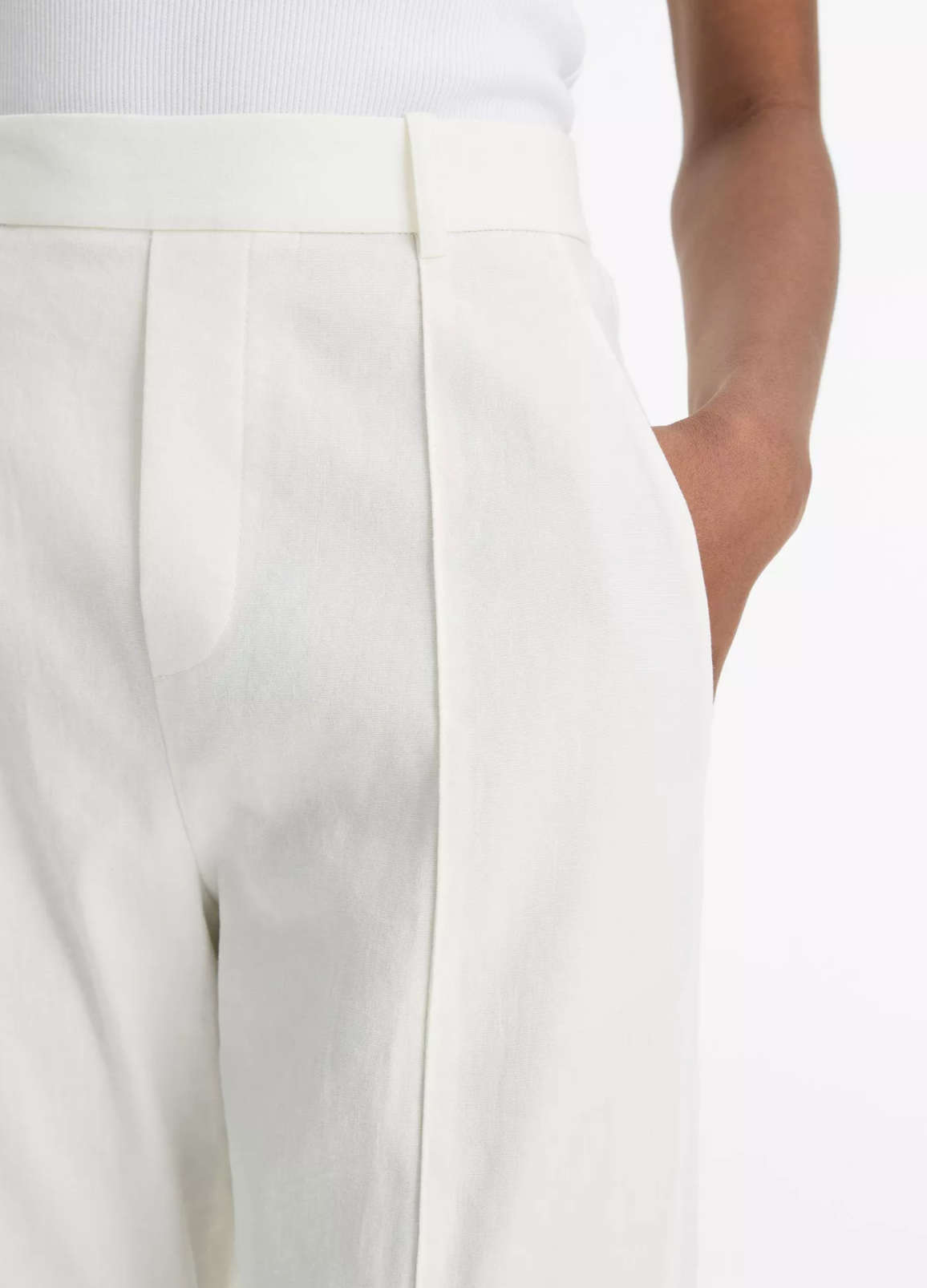 Tapered Pull-On Pant-Clothing-Vince-Off White-XXS-Mercantile Portland