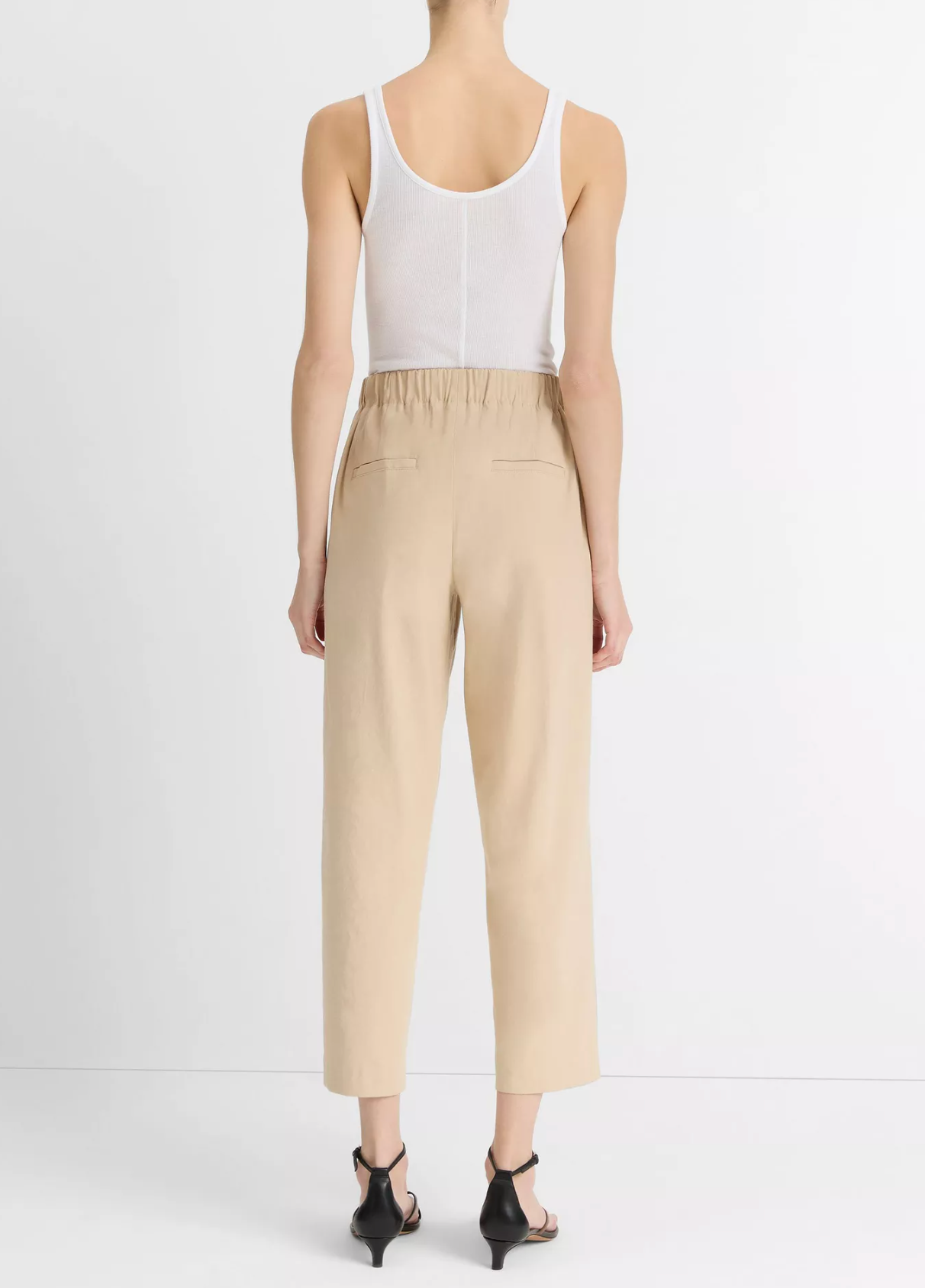 Tapered Pull-On Pant-Clothing-Vince-Pale Nut-XXS-Mercantile Portland
