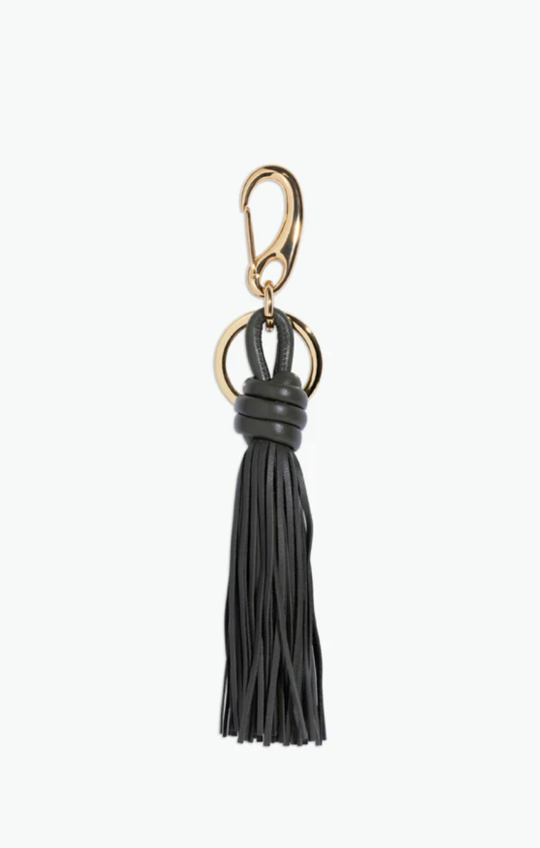 Tassel Bag Charm-Accessories-Wandler-Olive-OS-Mercantile Portland
