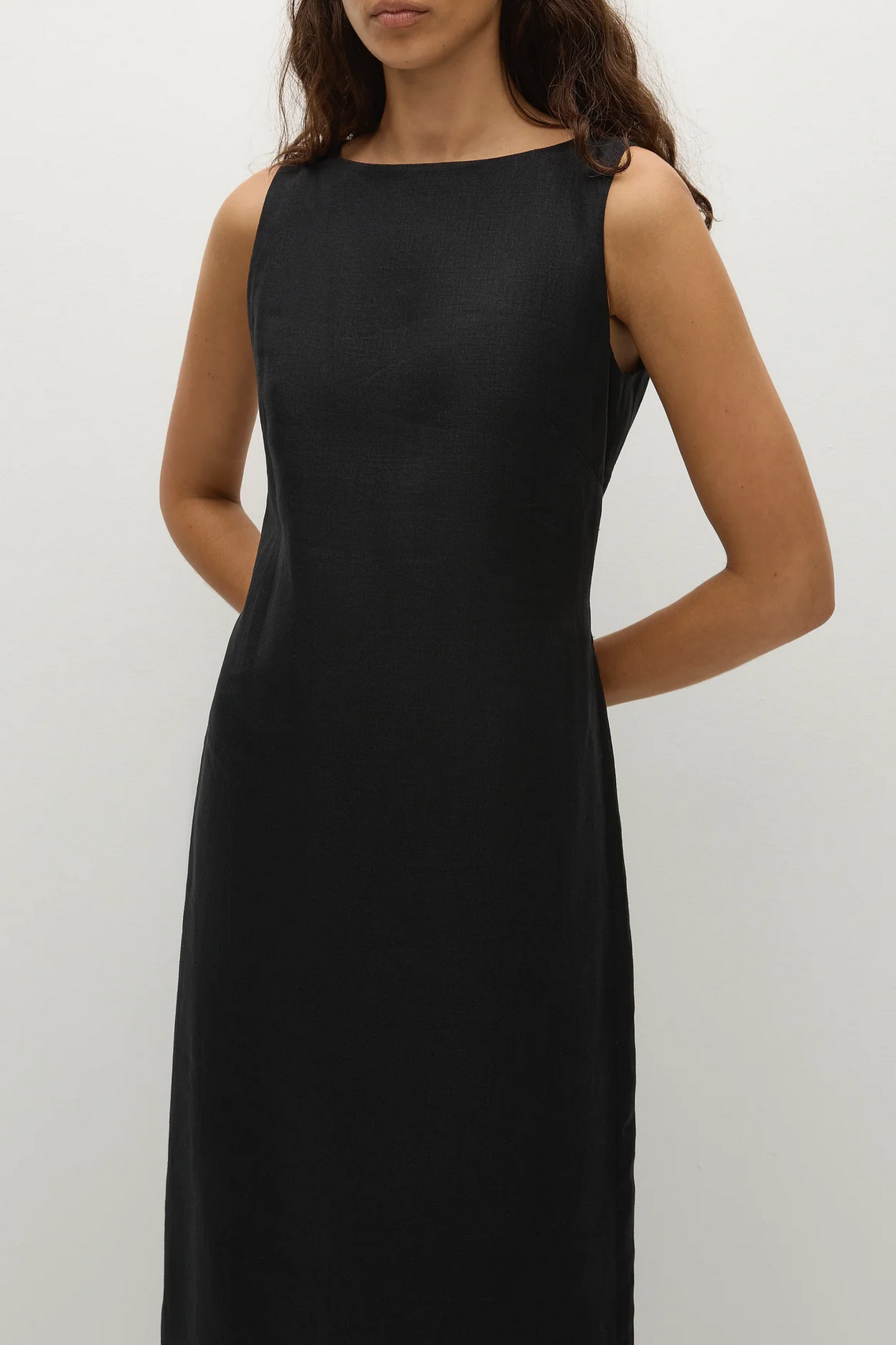 Taylor Midi Dress-Dresses-FAITHFULL-Black-2-Mercantile Portland