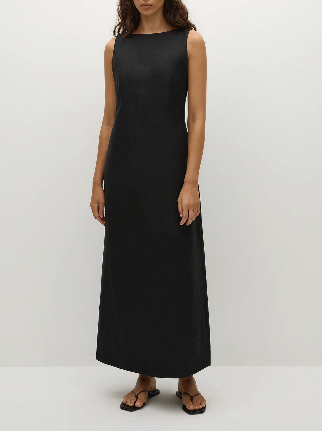 Taylor Midi Dress-Dresses-FAITHFULL-Black-2-Mercantile Portland