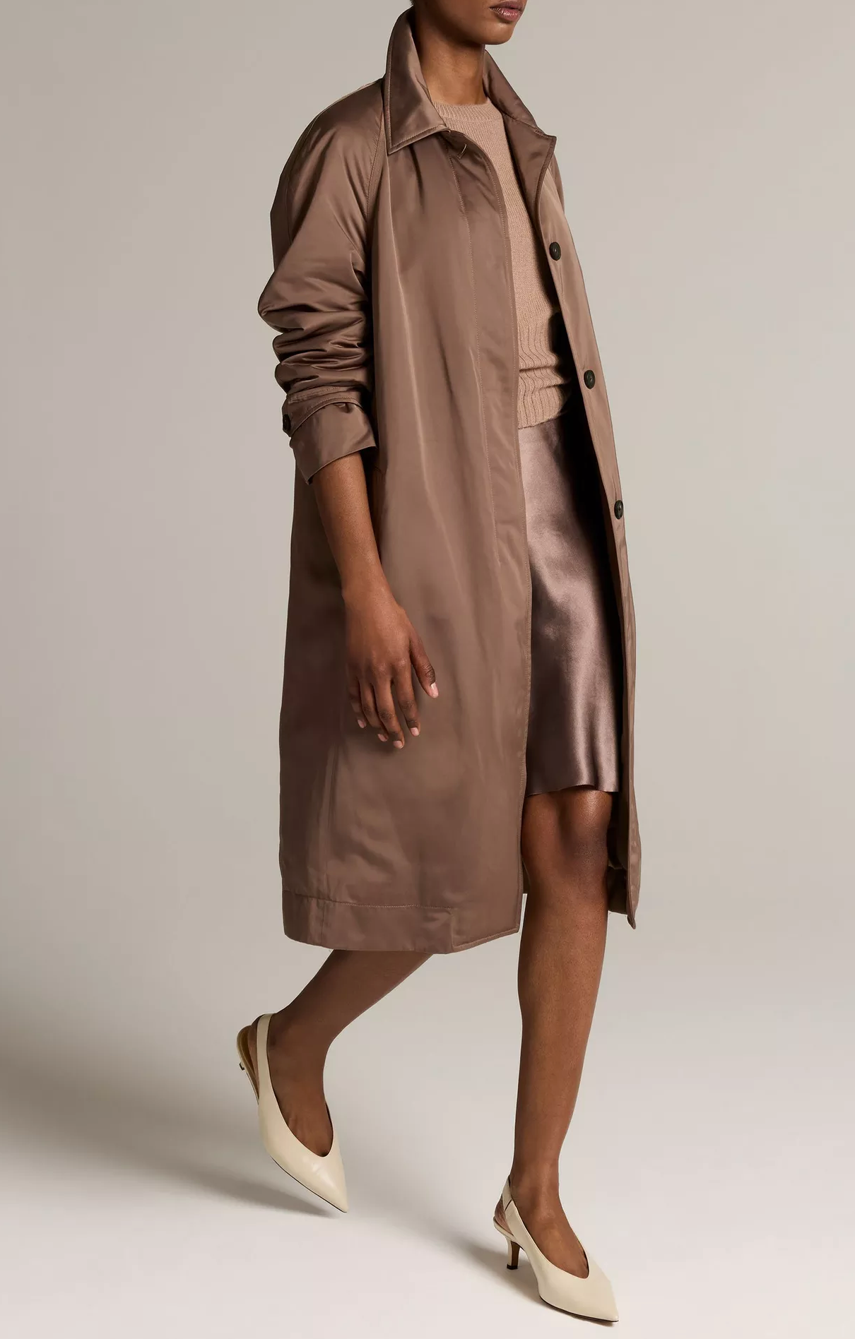 Technical Car Coat-Outerwear-Vince-Taupe Haze-XXS-Mercantile Portland
