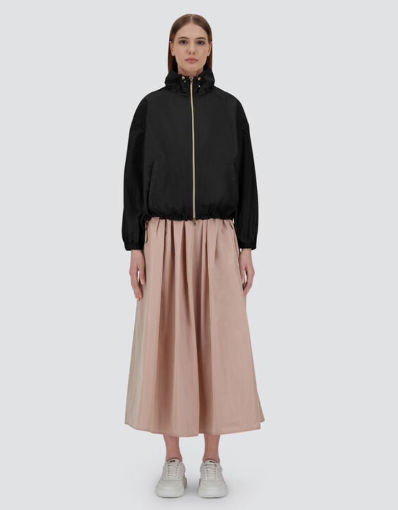 Techno Taffeta Jacket-Outerwear-Herno-Black-46-Mercantile Portland