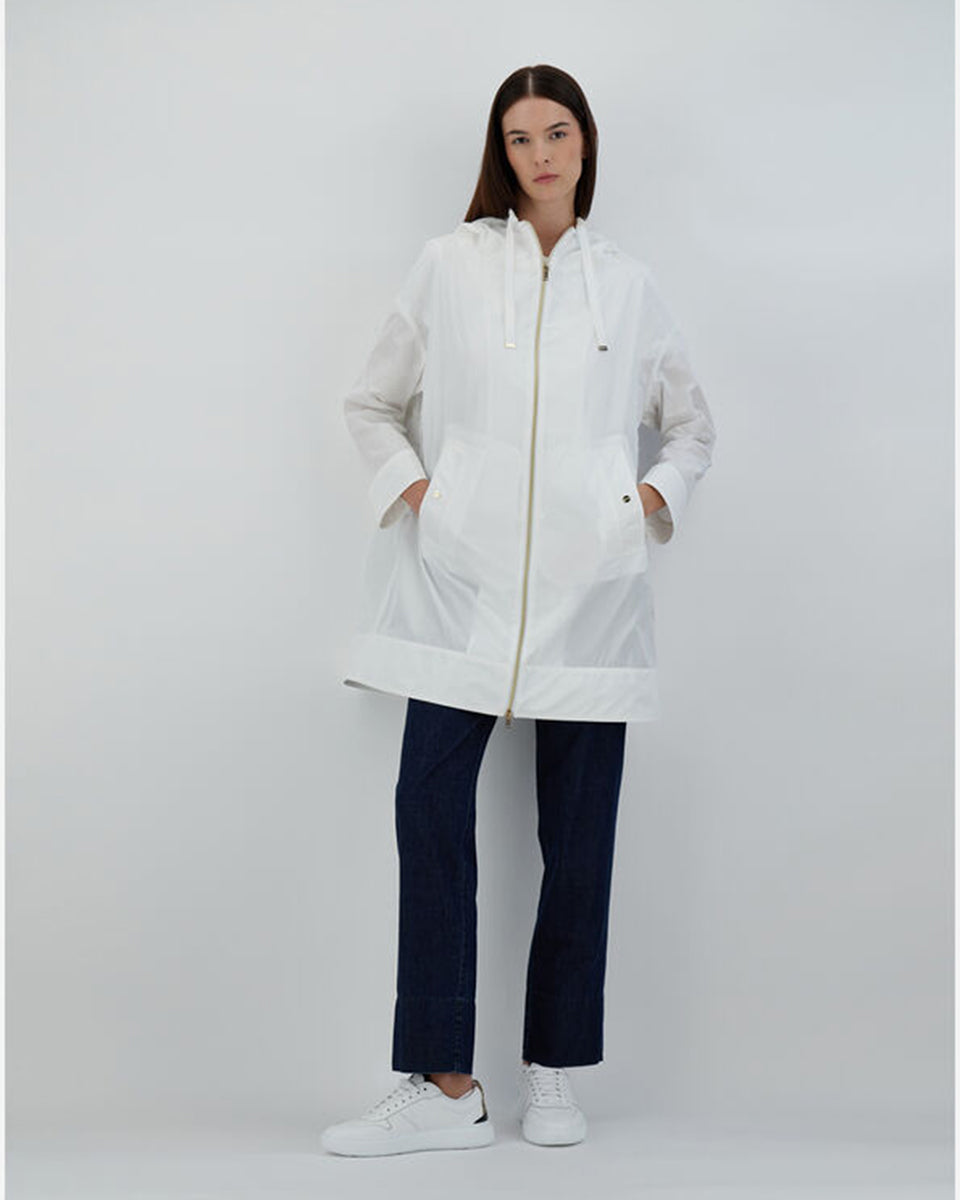 Techno Taffeta' Parka-Jackets-Herno-White-38-Mercantile Portland