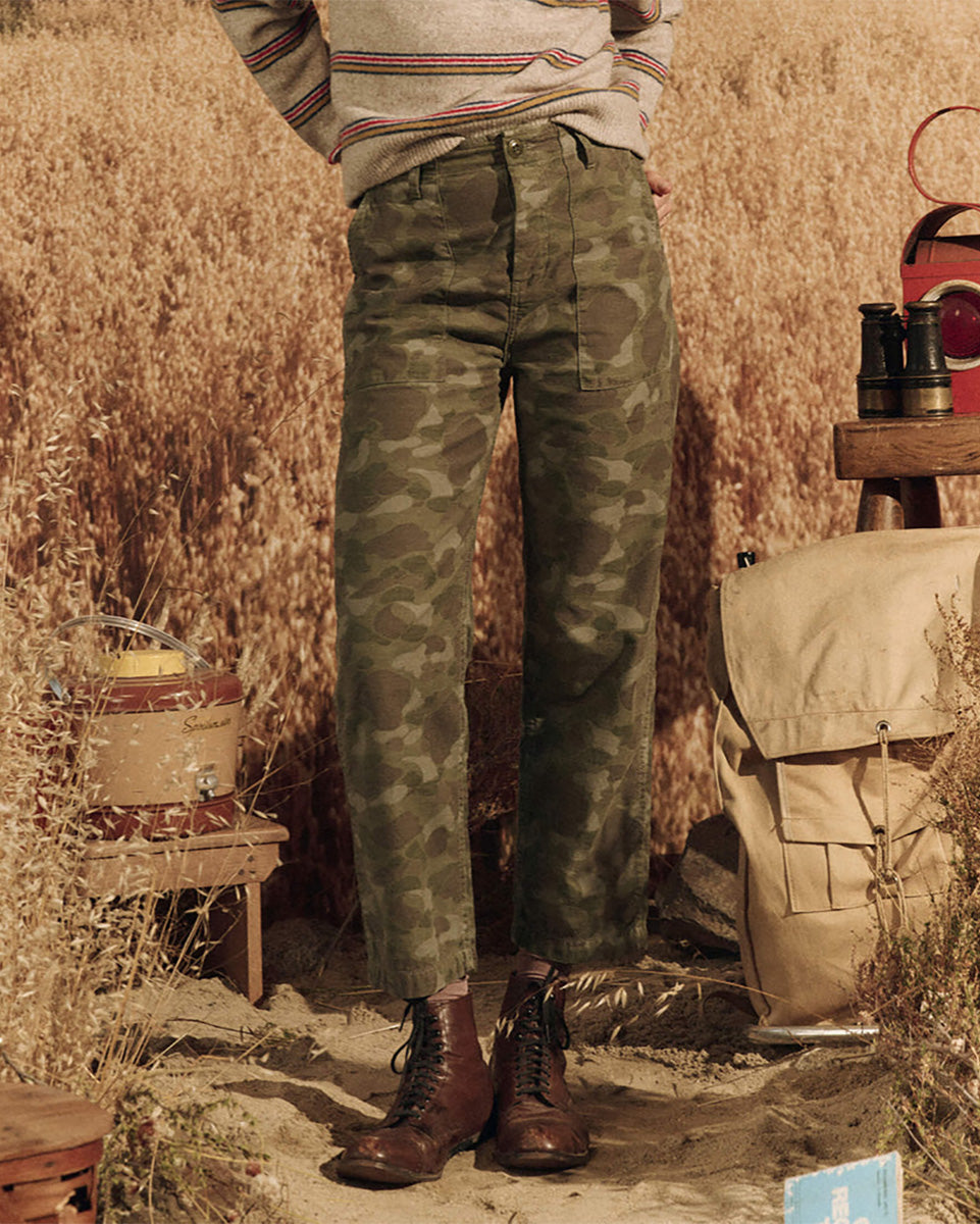 The Admiral Pant.-Pants-The GREAT.-Desert Camo-24-Mercantile Portland