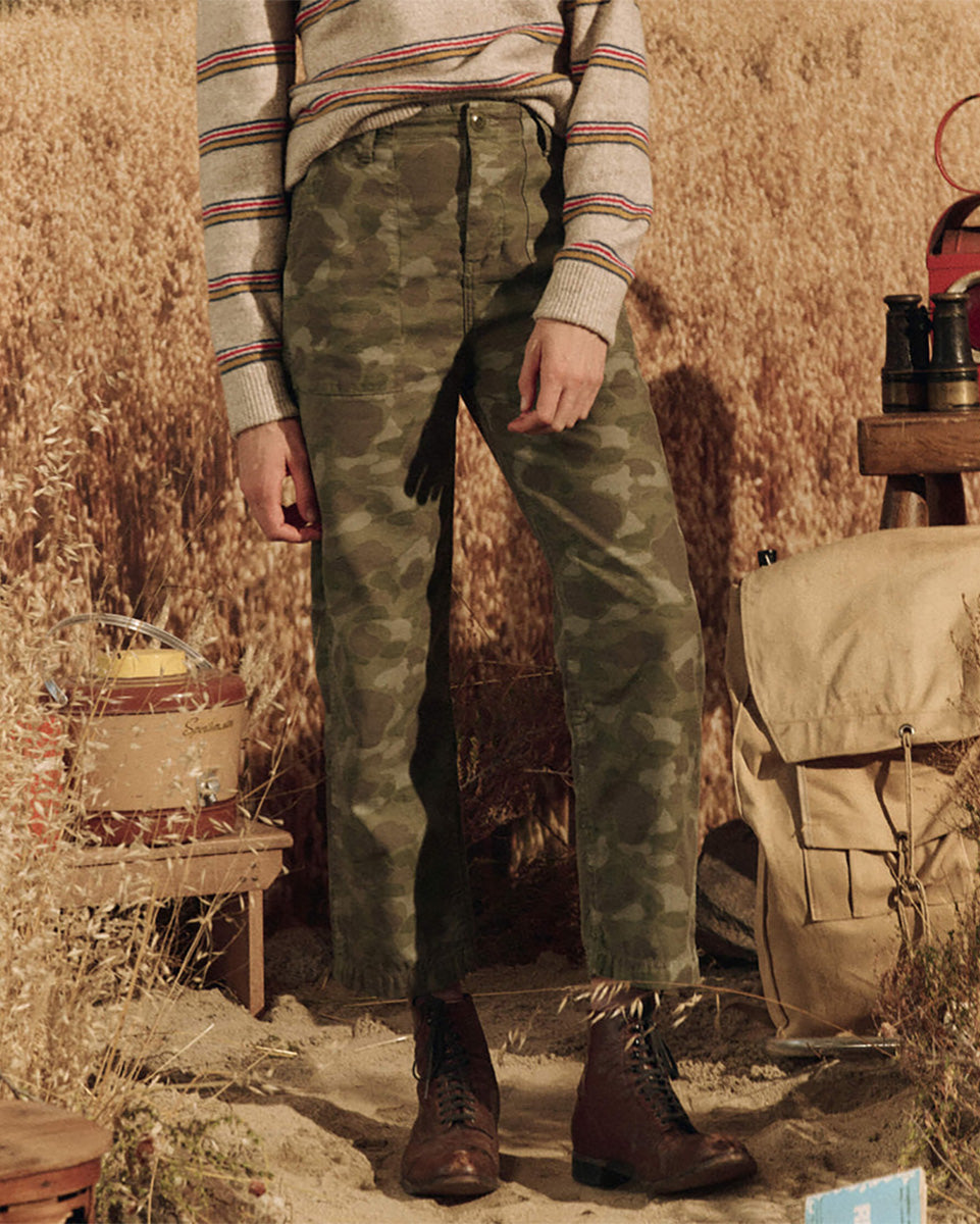 The Admiral Pant.-Pants-The GREAT.-Desert Camo-24-Mercantile Portland