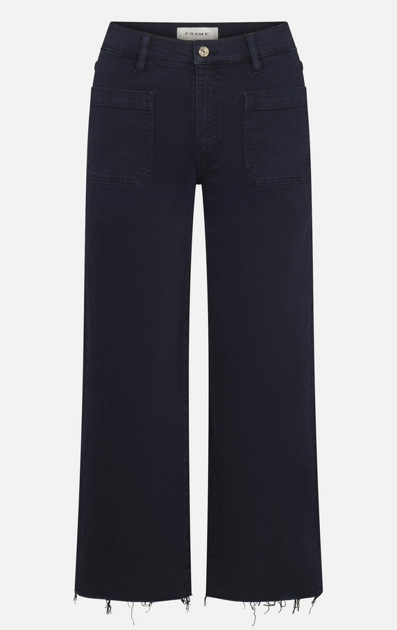 The Anchor Pant in Navy Raw Fray-Clothing-Frame-Navy-25-Mercantile Portland