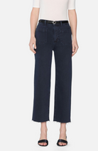 The Anchor Pant in Navy Raw Fray-Clothing-Frame-Navy-25-Mercantile Portland