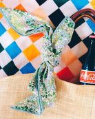 The Billy Square Bandana – Green Fleur-Scarves-The Little Project-OS-Mercantile Portland