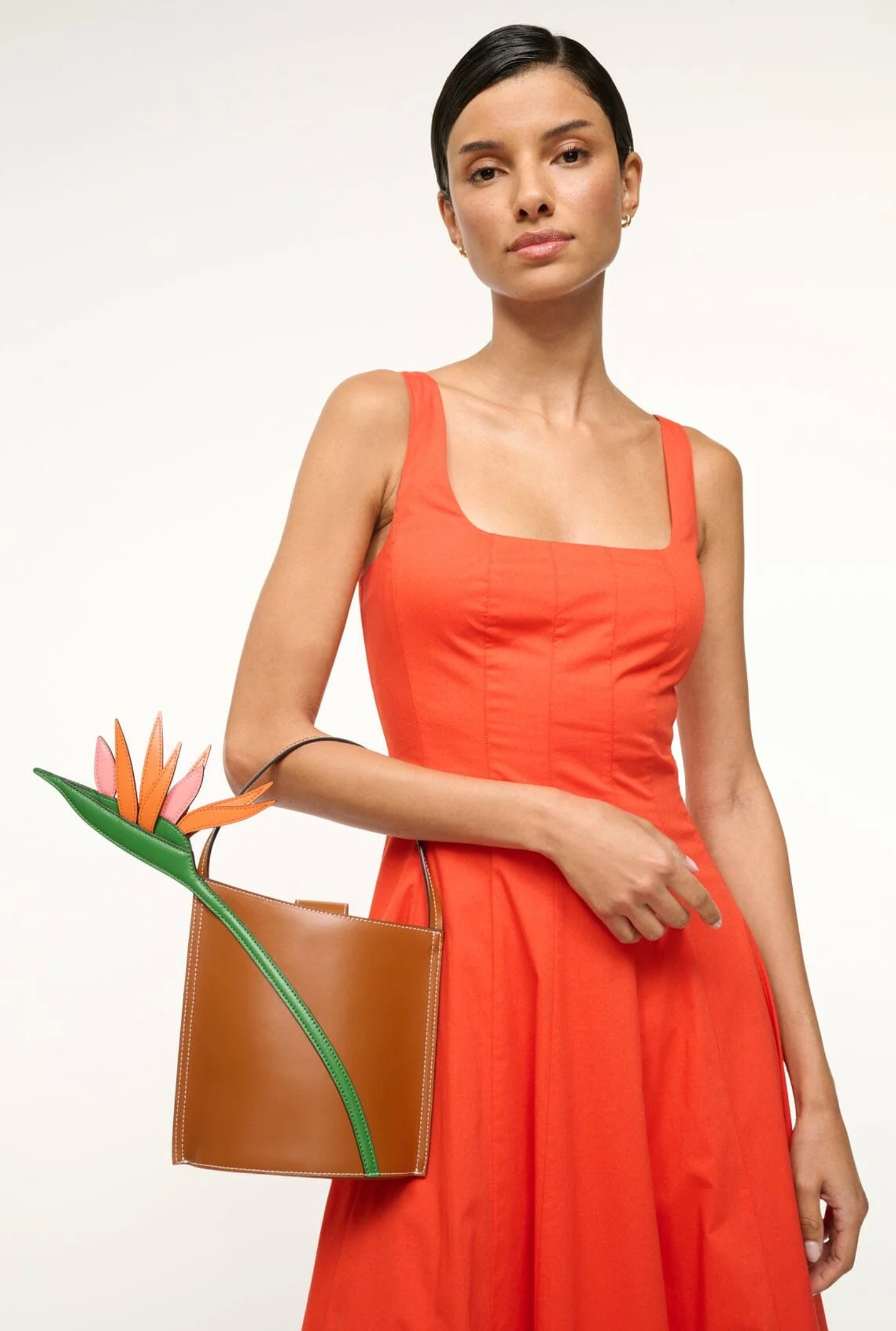 The Bird of Paradise Bag-Accessories-Staud-Tan-OS-Mercantile Portland