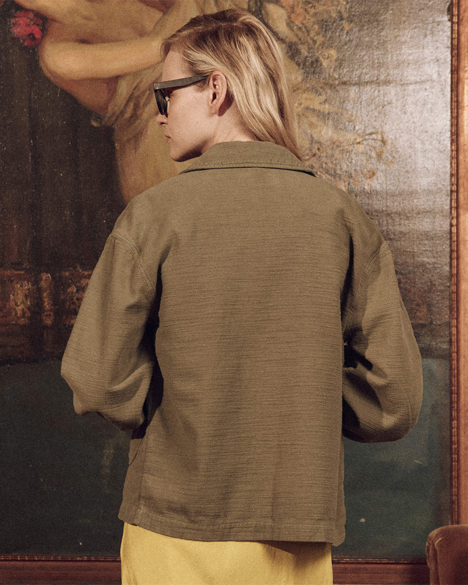 The Blouson Sleeve Chore Jacket.-Jackets-The GREAT.-Army-0-Mercantile Portland