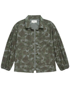 The Blouson Sleeve Chore Jacket.-Jackets-The GREAT.-Desert Camo-0-Mercantile Portland