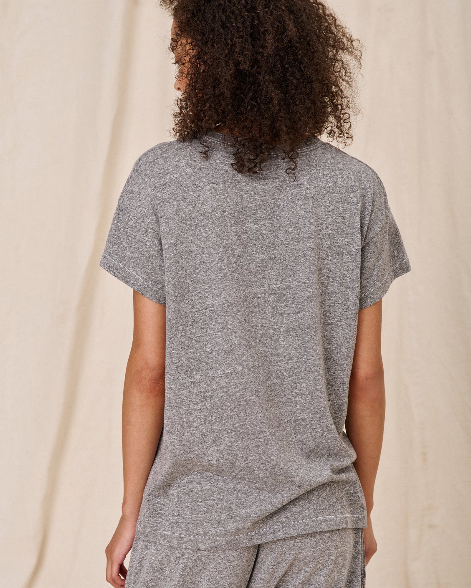 The Boxy Crew-Shirts-The GREAT.-Heather Grey-0-Mercantile Portland