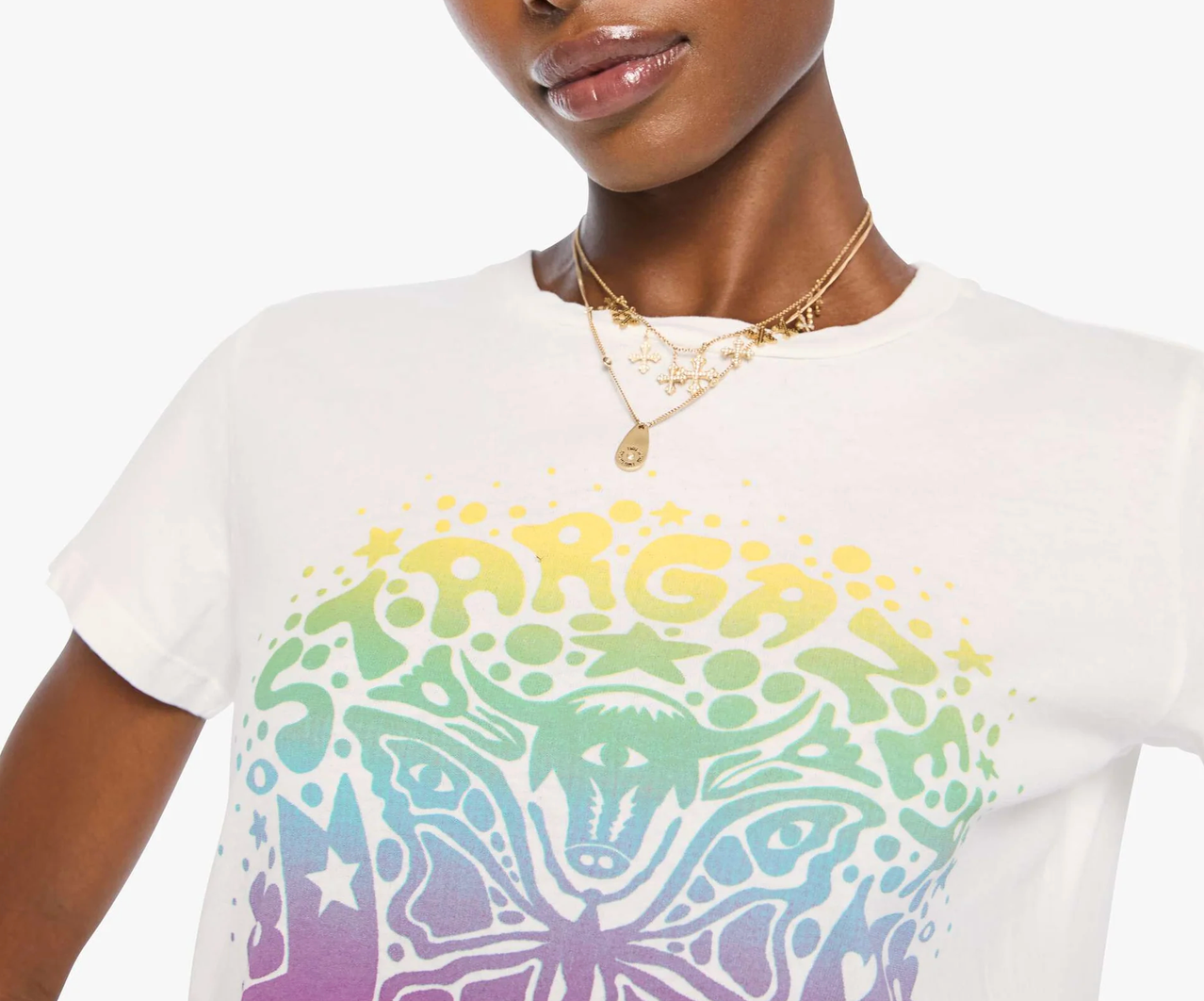 The Boxy Goodie Goodie in Stargazer-T-Shirts-Mother-Stargazer-XS-Mercantile Portland