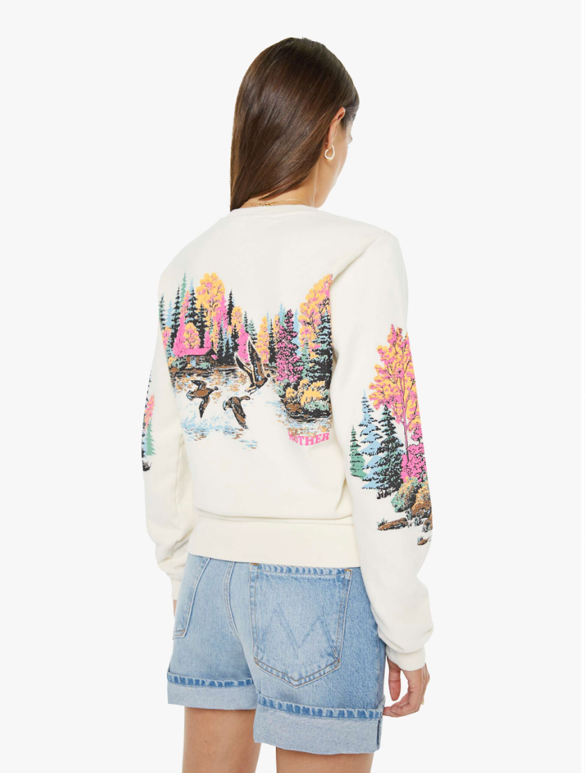 The Camper-Sweaters-Mother-Lake Scene-XS-Mercantile Portland
