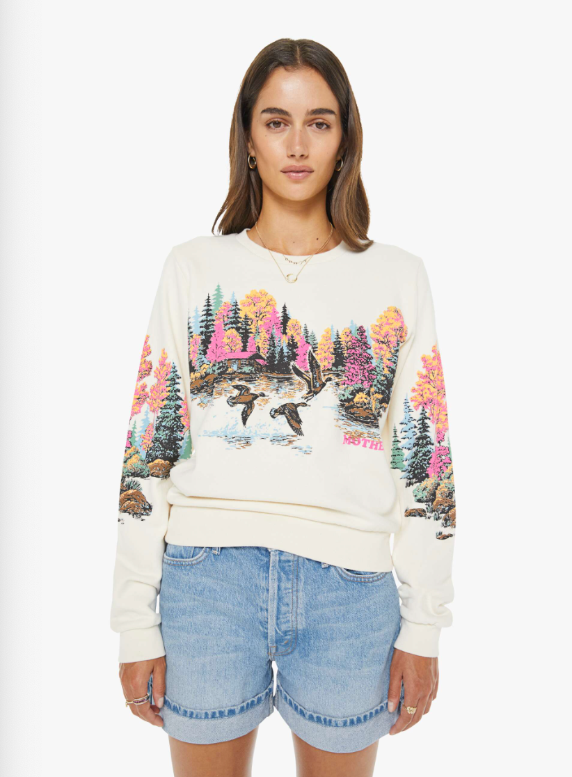 The Camper-Sweaters-Mother-Lake Scene-XS-Mercantile Portland
