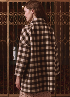 The Car Coat-Outerwear-The GREAT.-Chocolate / Cream-0-Mercantile Portland