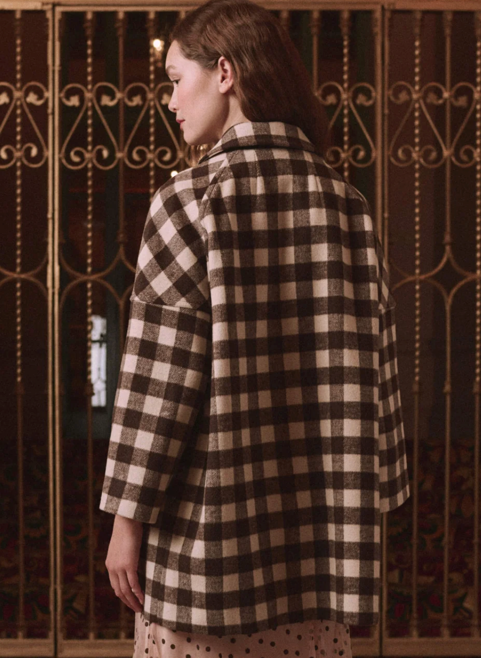 The Car Coat-Outerwear-The GREAT.-Chocolate / Cream-0-Mercantile Portland