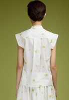 The Carla Shirt-Shirts-Love Binetti-White Floral-XS-Mercantile Portland