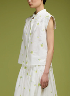 The Carla Shirt-Shirts-Love Binetti-White Floral-XS-Mercantile Portland