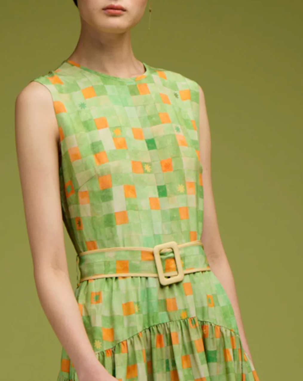 The Cecile Dress-Dresses-Love Binetti-Green-XS-Mercantile Portland
