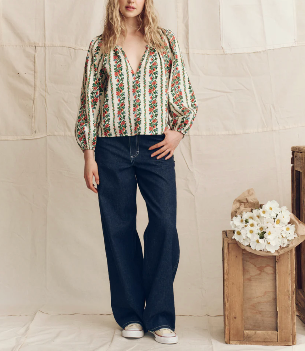 The Chariot Top-staging-The GREAT.-Tapestry Floral-0-Mercantile Portland