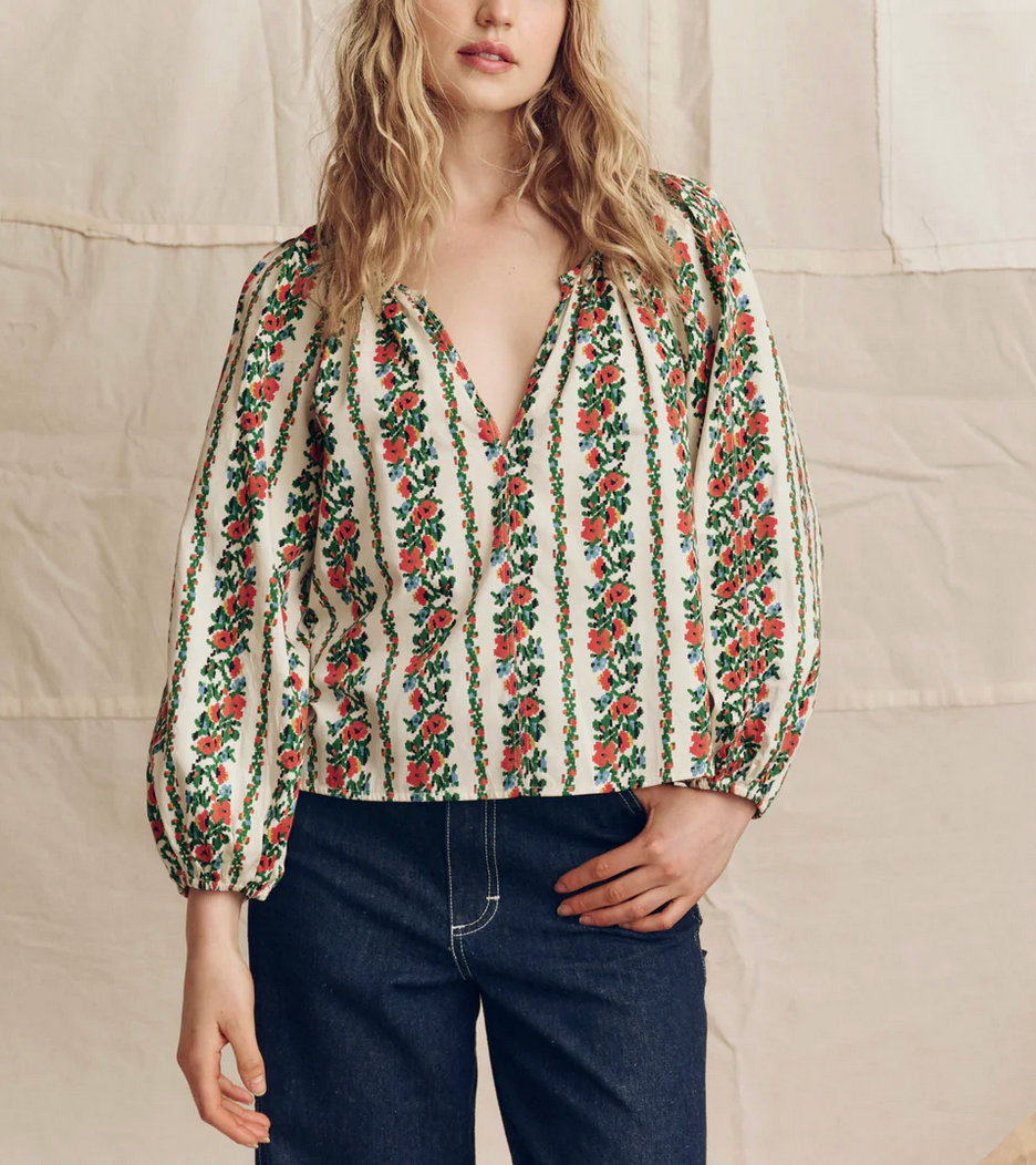 The Chariot Top-staging-The GREAT.-Tapestry Floral-0-Mercantile Portland