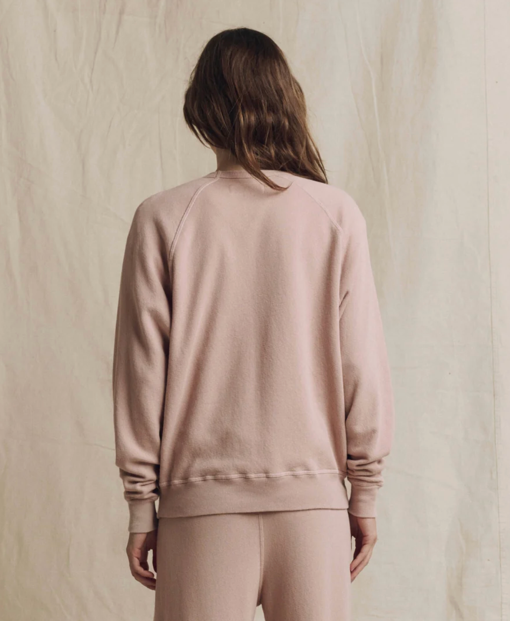 The College Sweatshirt in Ballet Pink-Tops-The GREAT.-Ballet Pink-0-Mercantile Portland