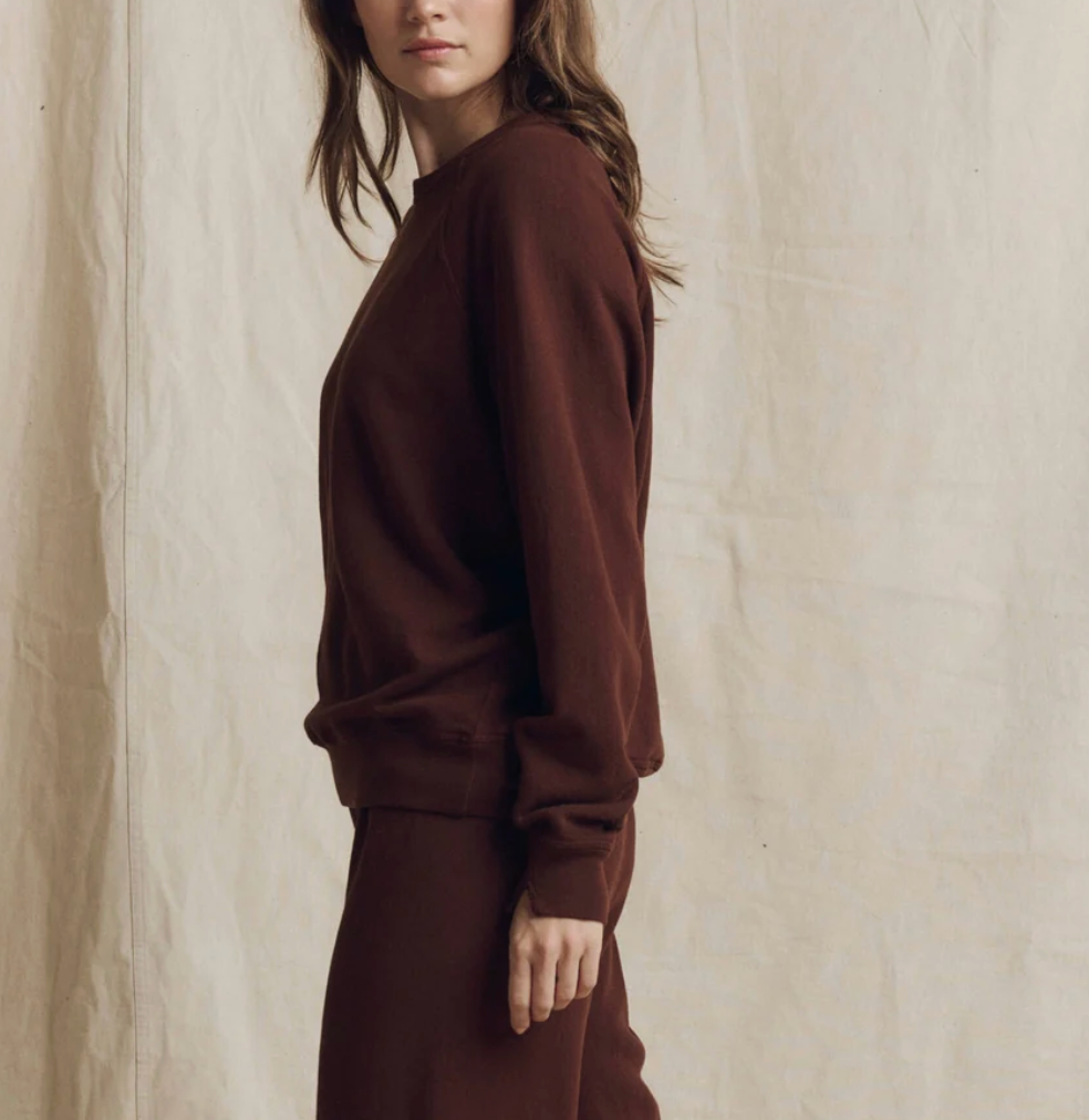 The College Sweatshirt in Driftwood-Tops-The GREAT.-Driftwood-0-Mercantile Portland