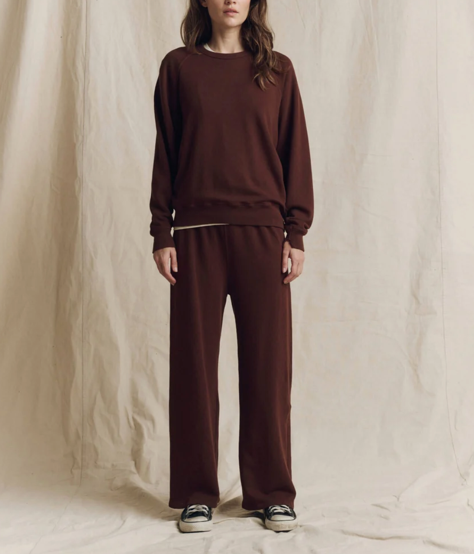 The College Sweatshirt in Driftwood-Tops-The GREAT.-Driftwood-0-Mercantile Portland