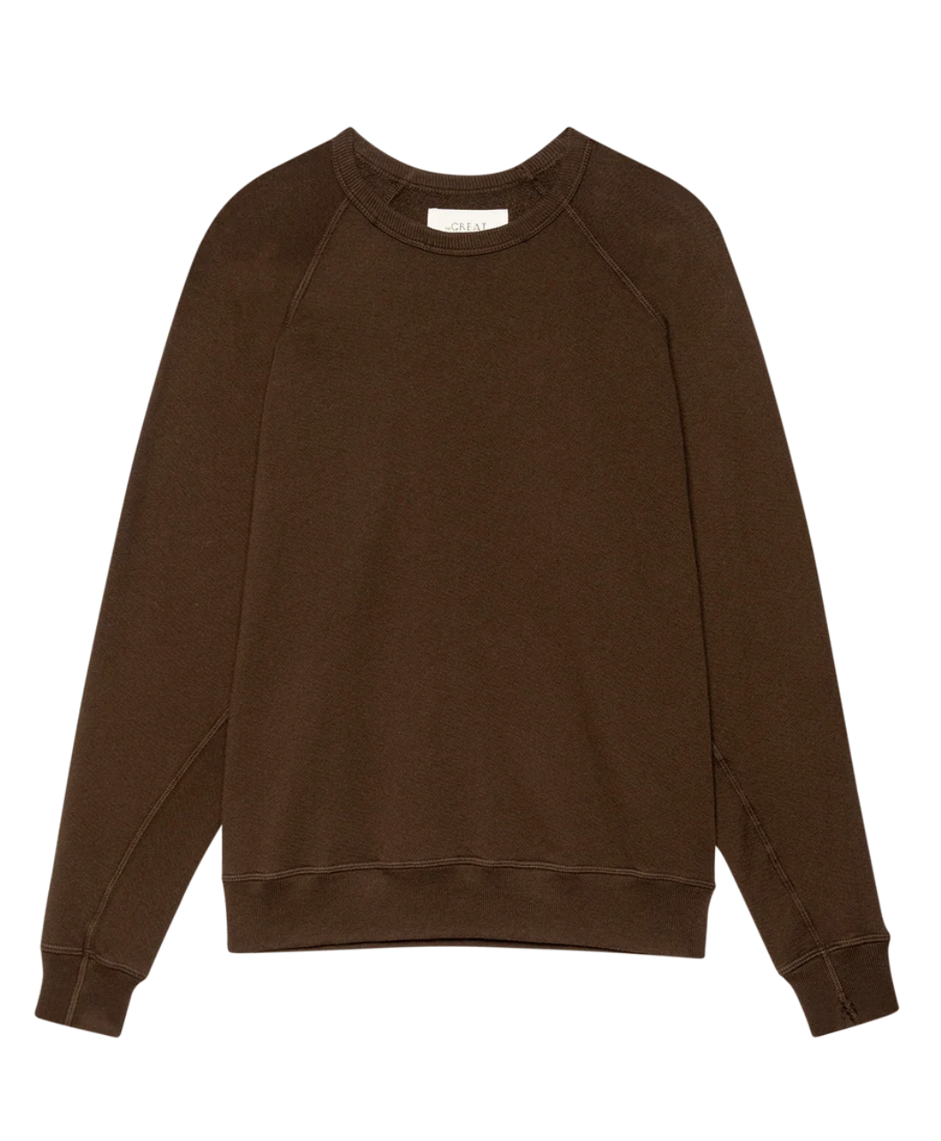 The College Sweatshirt in Driftwood-Tops-The GREAT.-Driftwood-0-Mercantile Portland